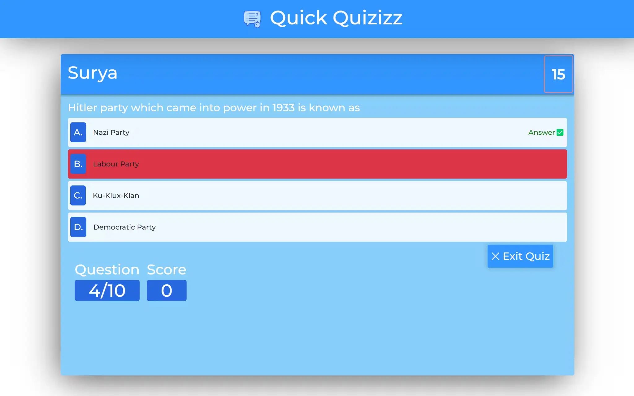 Quick-Quizizz